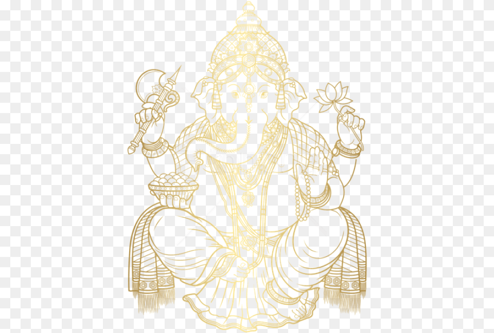 Ganesh Hd Background Ganesha Clipart, Emblem, Symbol, Person Free Transparent Png