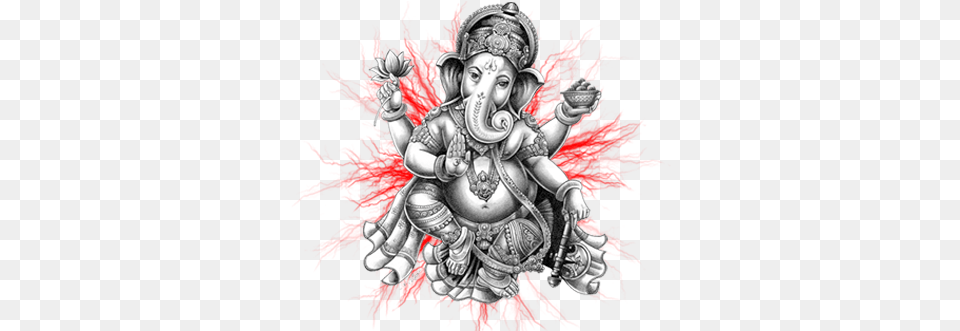 Ganesh Ji Significado Da Tatuagem Ganesha, Art, Adult, Wedding, Person Free Png Download