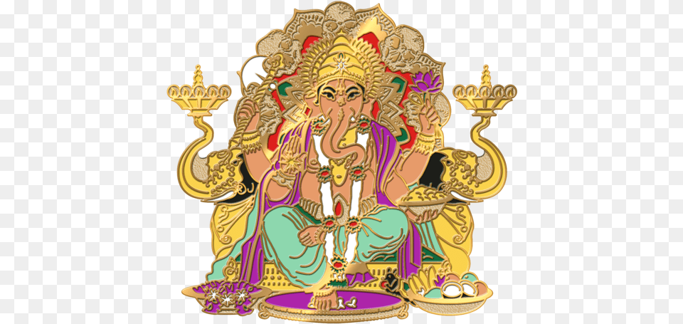 Ganesh Pin Illustration, Adult, Bride, Female, Person Png