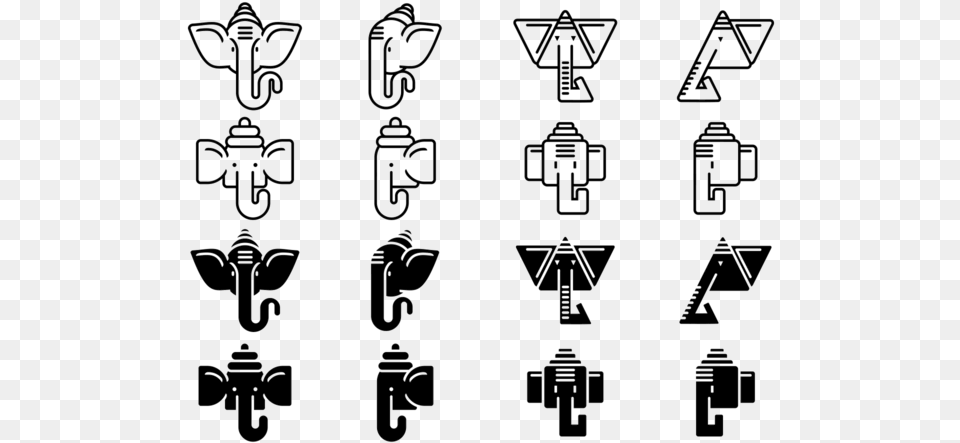 Ganesh Vector Icons Tirupati Balaji Vector, Cross, Symbol, Text, Stencil Free Transparent Png