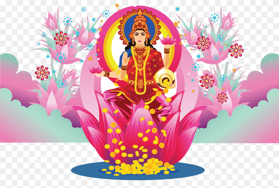 Ganesh Vector Laxmi Clip Art Freeuse Culture Indian Traditions, Graphics, Wedding, Person, Adult Free Png Download