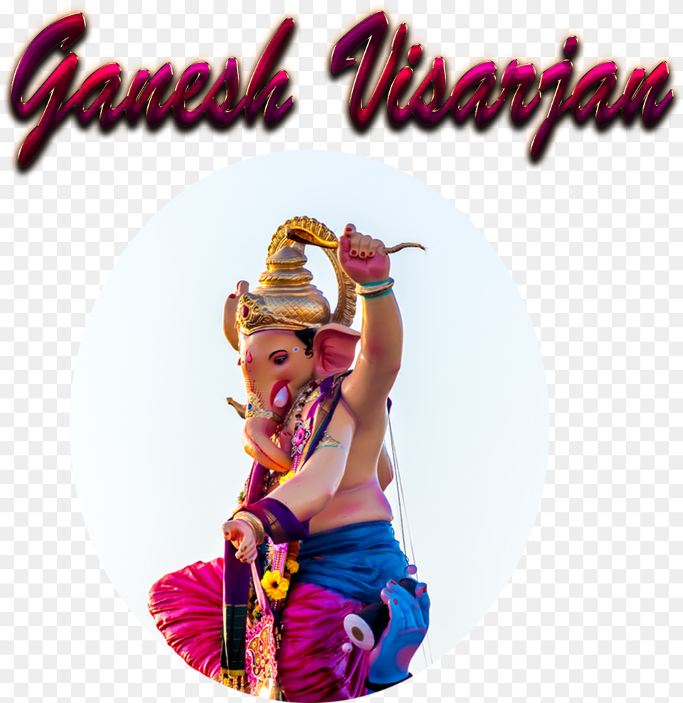 Ganesh Visarjan Illustration, Adult, Person, Leisure Activities, Female Free Png