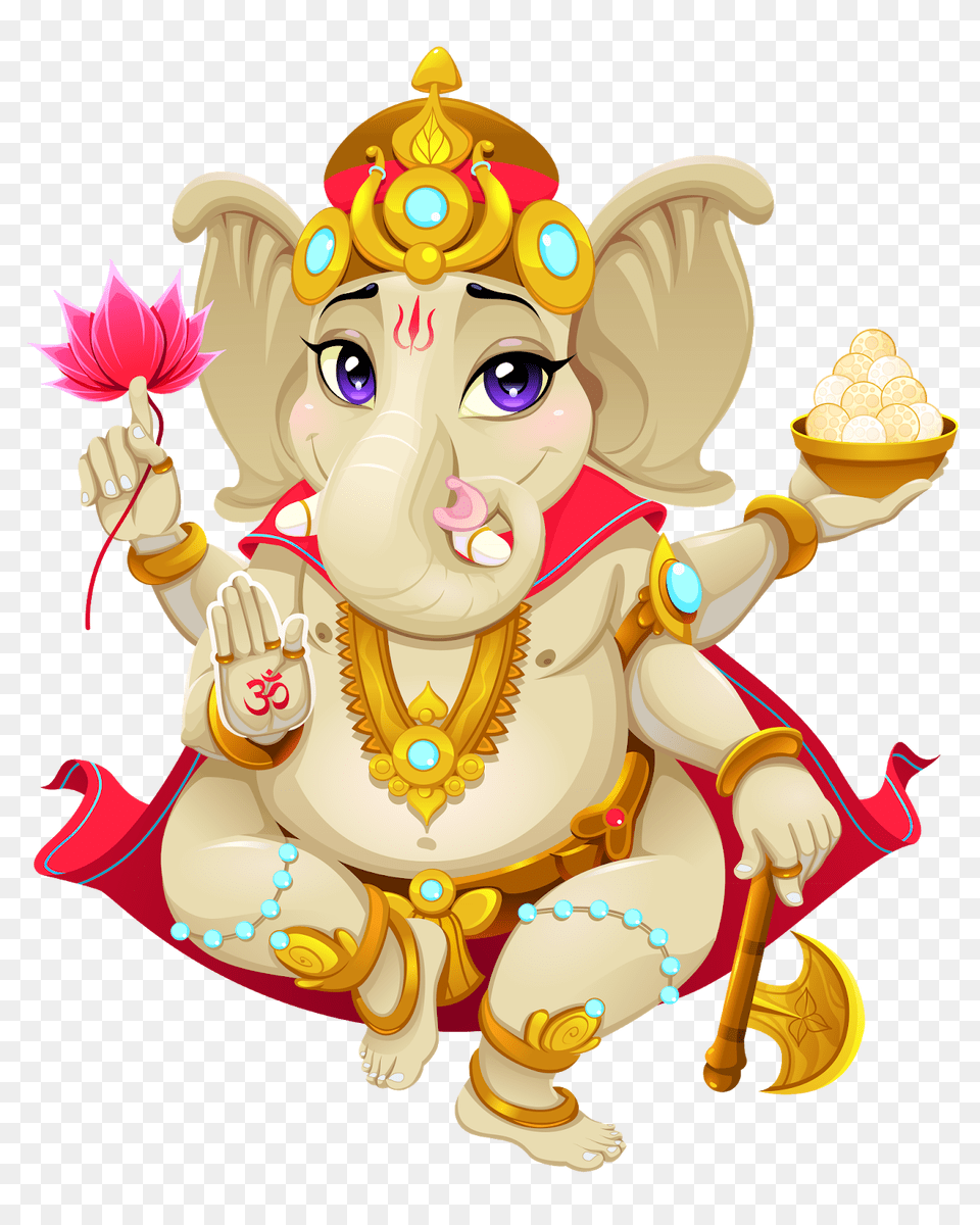 Ganesha, Cream, Dessert, Food, Ice Cream Png