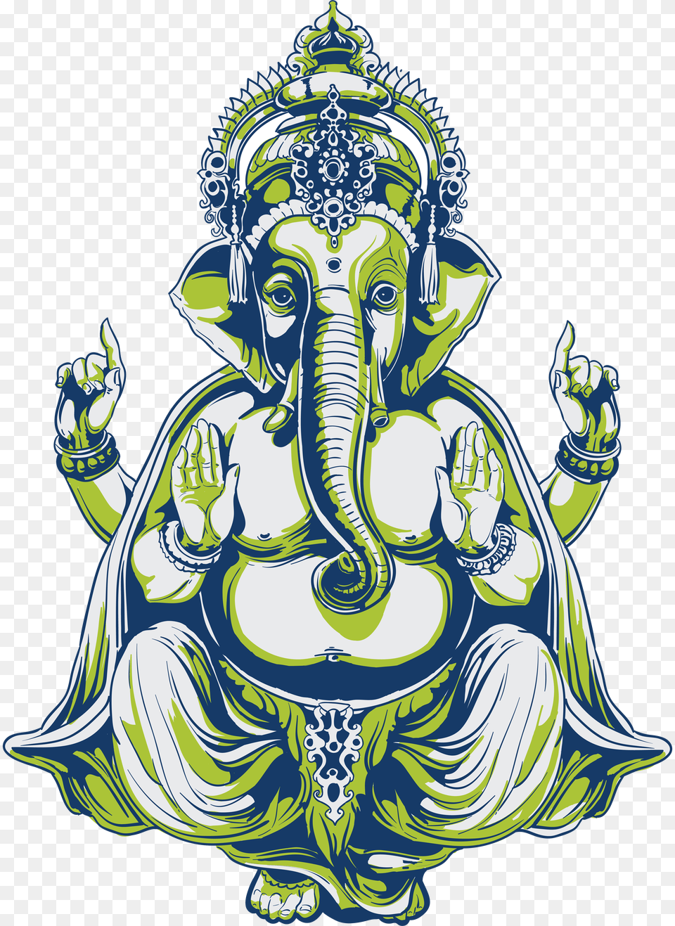 Ganesha, Art, Person, Graphics, Drawing Free Png Download