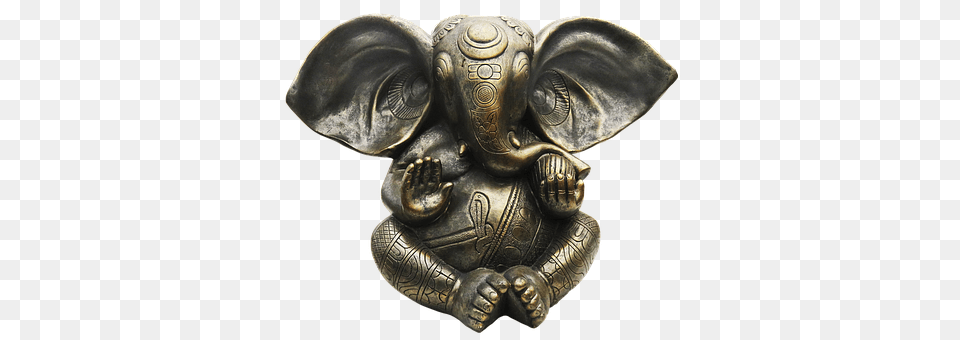 Ganesha Bronze, Figurine, Accessories, Art Free Png