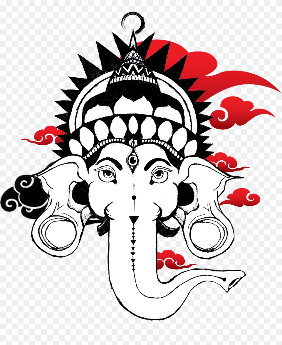 Ganesha Clipart Download Ha Ha Ha Sticker, Art, Graphics, Electronics, Face Png
