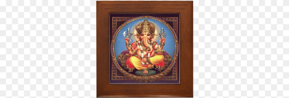 Ganesha Framed Tile Ganesha Tile Coaster, Art, Adult, Wedding, Person Free Transparent Png