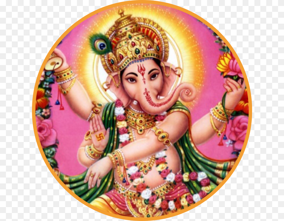 Ganesha Stickers By Sadna2018 Dipawali Diwali Beautiful Paintings Of Lord Ganesh, Accessories, Wedding, Person, Woman Png Image
