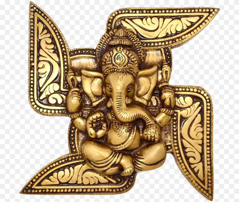 Ganesha Swastik Pictures Download Golden Swastik, Accessories, Emblem, Symbol, Blade Png