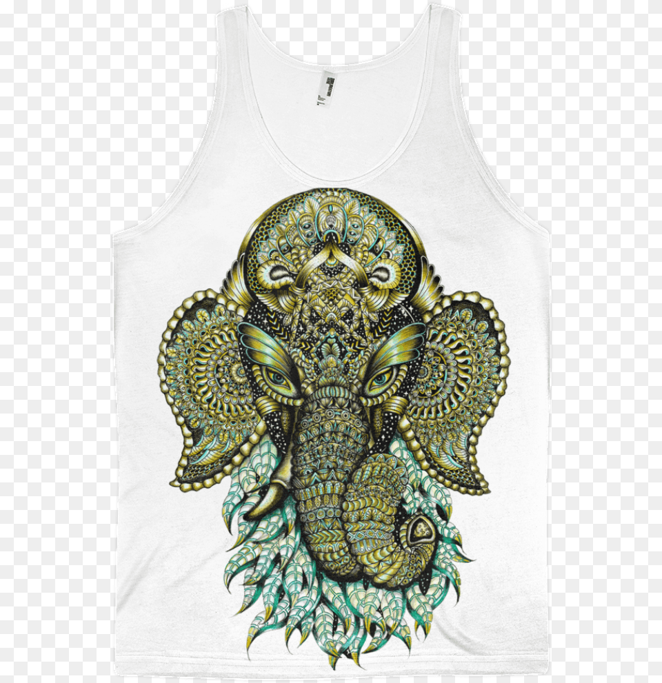 Ganesha Tank T Shirt, Clothing, Pattern, Tank Top, Accessories Free Png Download