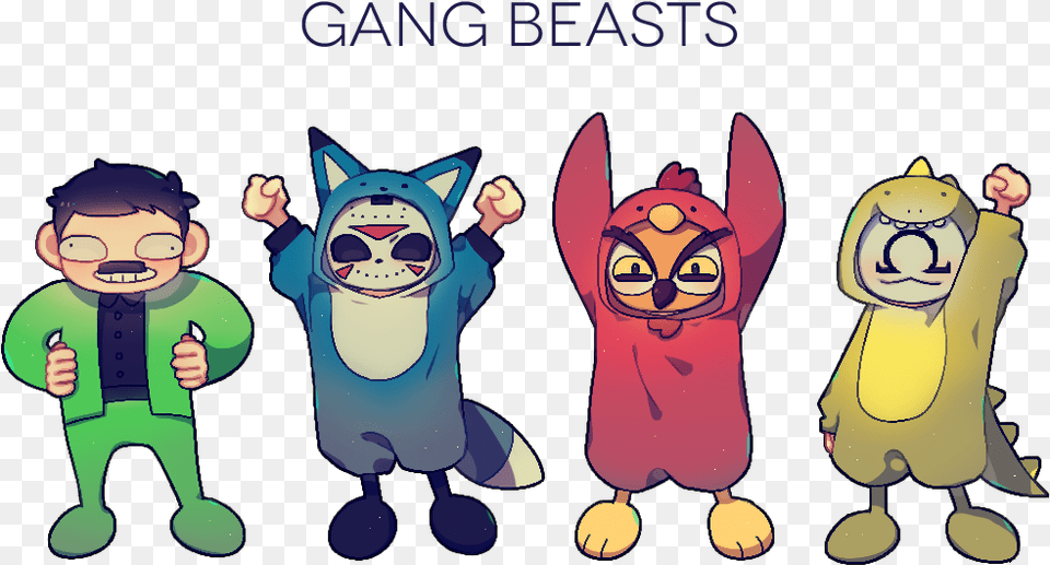 Gang Beasts Vanoss, Baby, Person, Face, Head Free Transparent Png