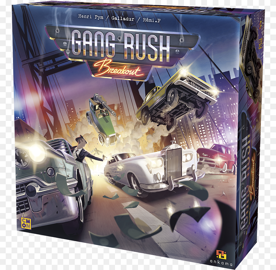 Gang Rush Board Game, Book, Car, Vehicle, Transportation Free Png