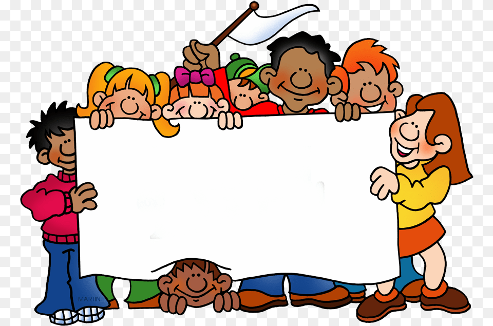 Gang With Blank Poster Last Day Of School Clip Art Gif, Baby, Person, People, Head Free Png