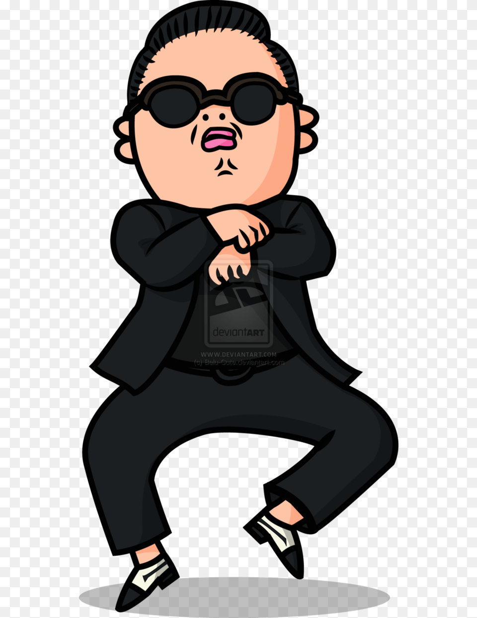 Gangnam Style 1 By Belu Cute Psy Gangnam Style, Accessories, Sunglasses, Person, Face Png Image