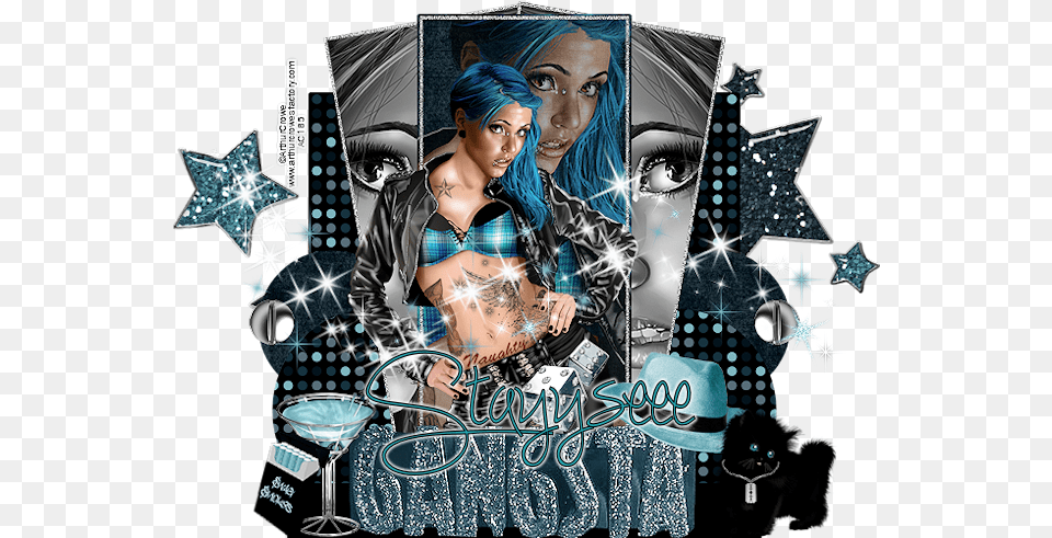 Gangsta Illustration, Advertisement, Art, Poster, Collage Free Png Download