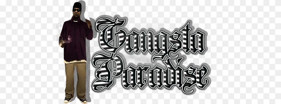Gangsta Logo, Calligraphy, Clothing, Text, Handwriting Free Png Download