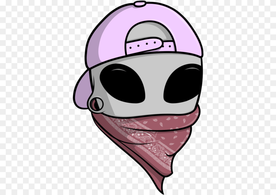 Gangsta Logo By Mariobli Alien Logo, Accessories, Clothing, Hardhat, Helmet Free Transparent Png