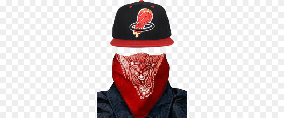 Gangsta Make Over 1 Psd Red Bandana Gangsta Thug Life, Accessories, Baseball Cap, Cap, Clothing Free Transparent Png