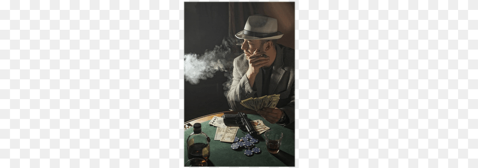 Gangsta Poker, Cup, Adult, Person, Man Png