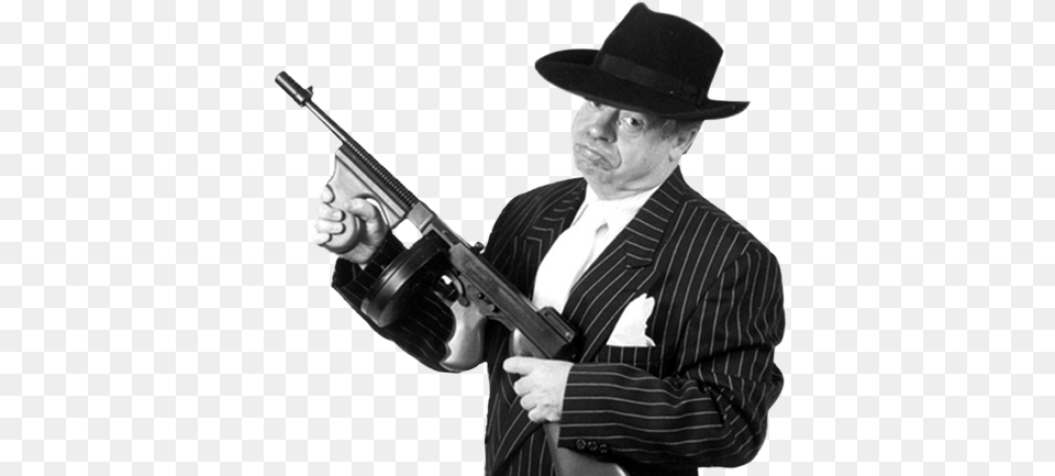 Gangster, Weapon, Rifle, Hat, Gun Free Png