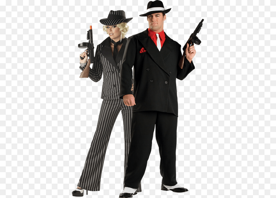 Gangster, Hat, Suit, Handgun, Gun Free Transparent Png