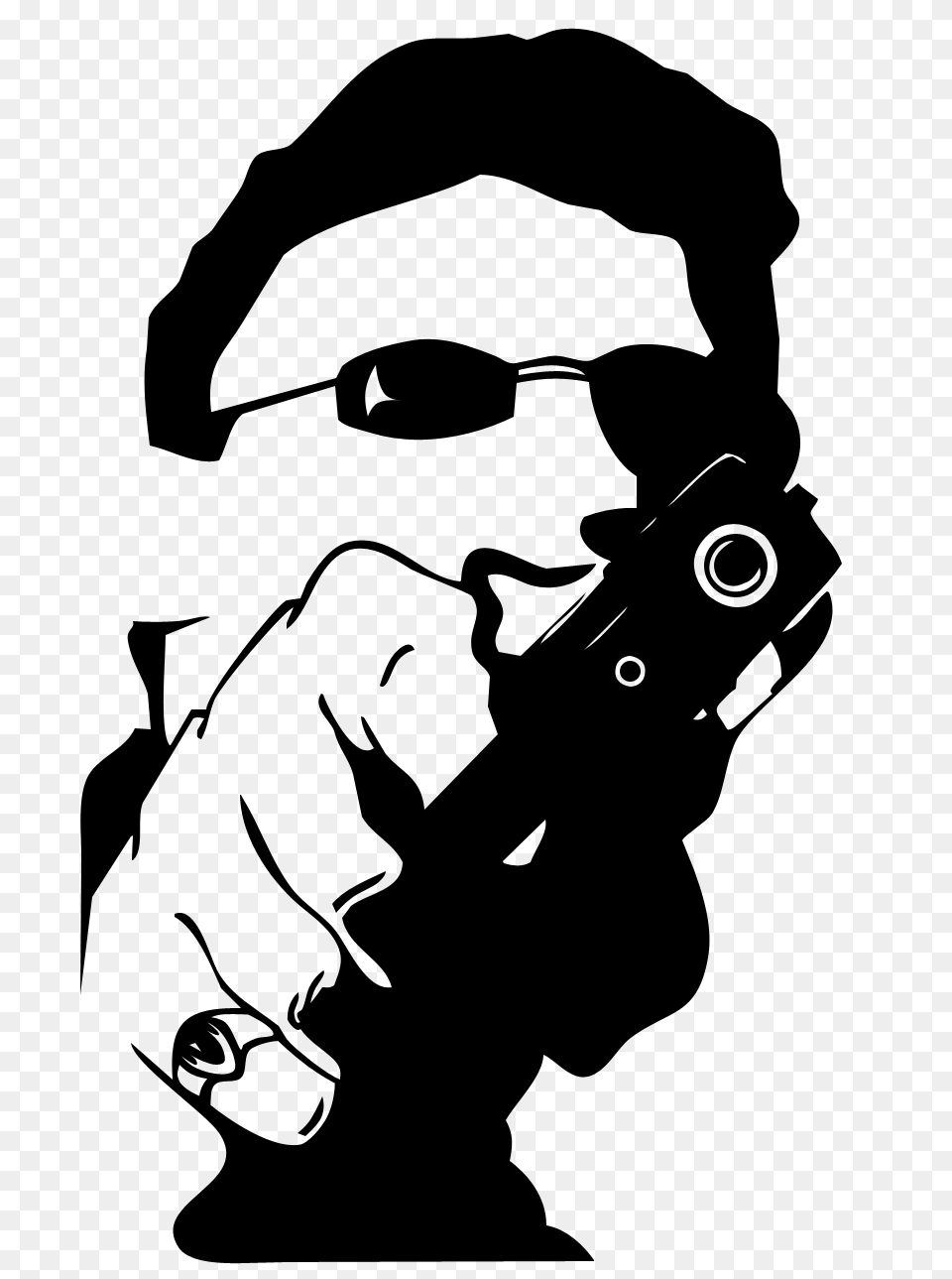Gangster, Silhouette, Stencil Free Transparent Png