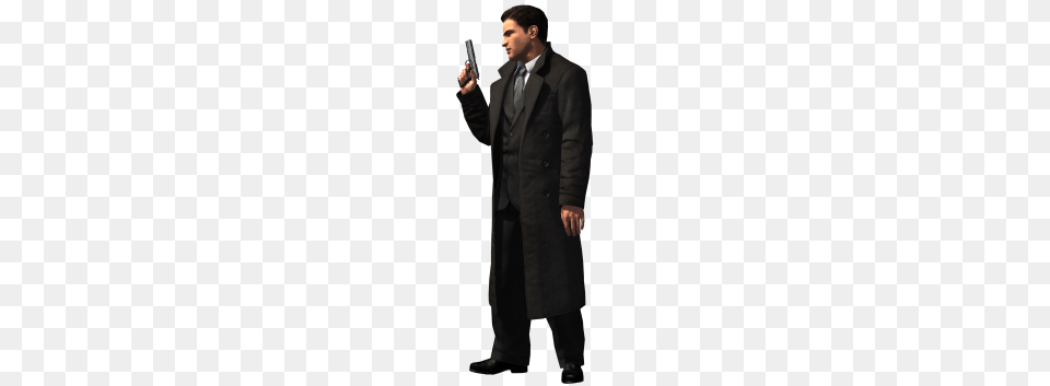 Gangster, Clothing, Coat, Overcoat, Firearm Free Png