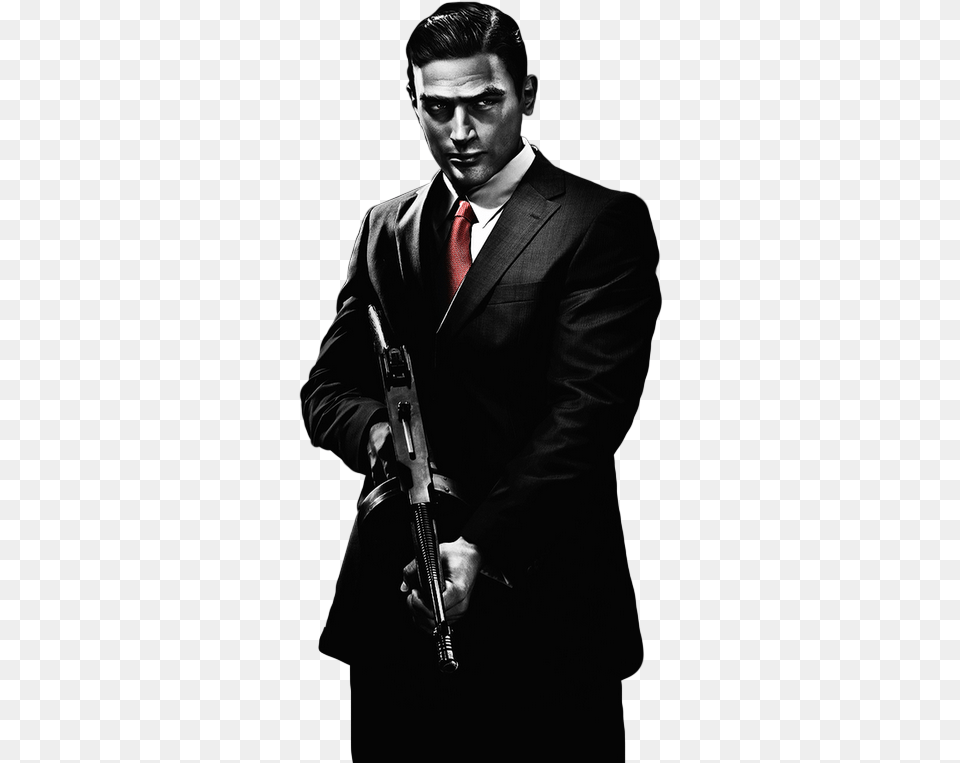 Gangster Mafia, Weapon, Suit, Handgun, Gun Free Transparent Png