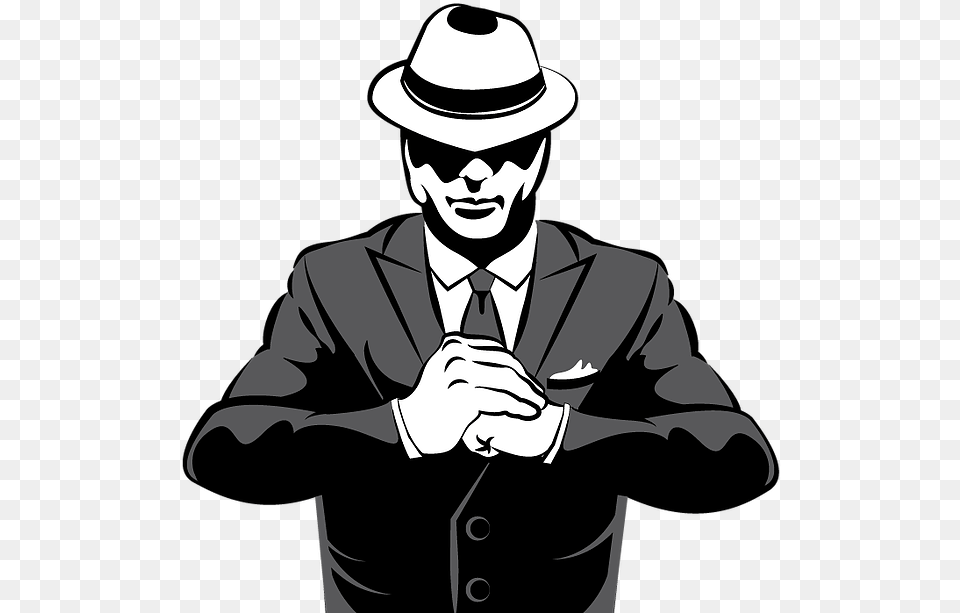 Gangster Png20 Gangster, Suit, Clothing, Stencil, Formal Wear Png Image