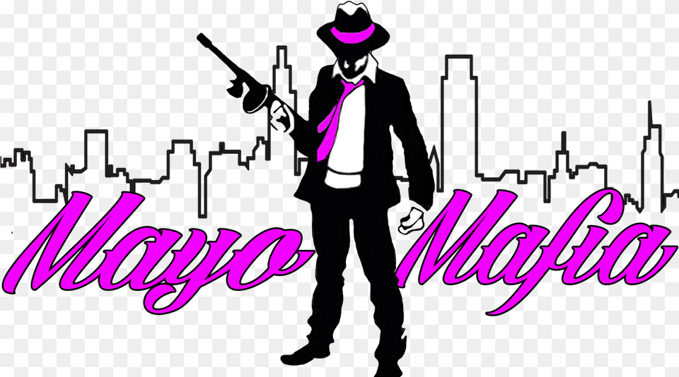 Gangster Sticker, Person, Purple, People, Performer Png