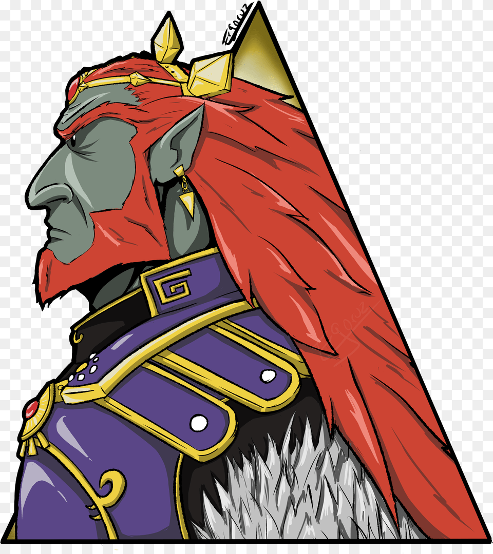 Ganondorf Illustration, Book, Comics, Publication, Adult Free Transparent Png