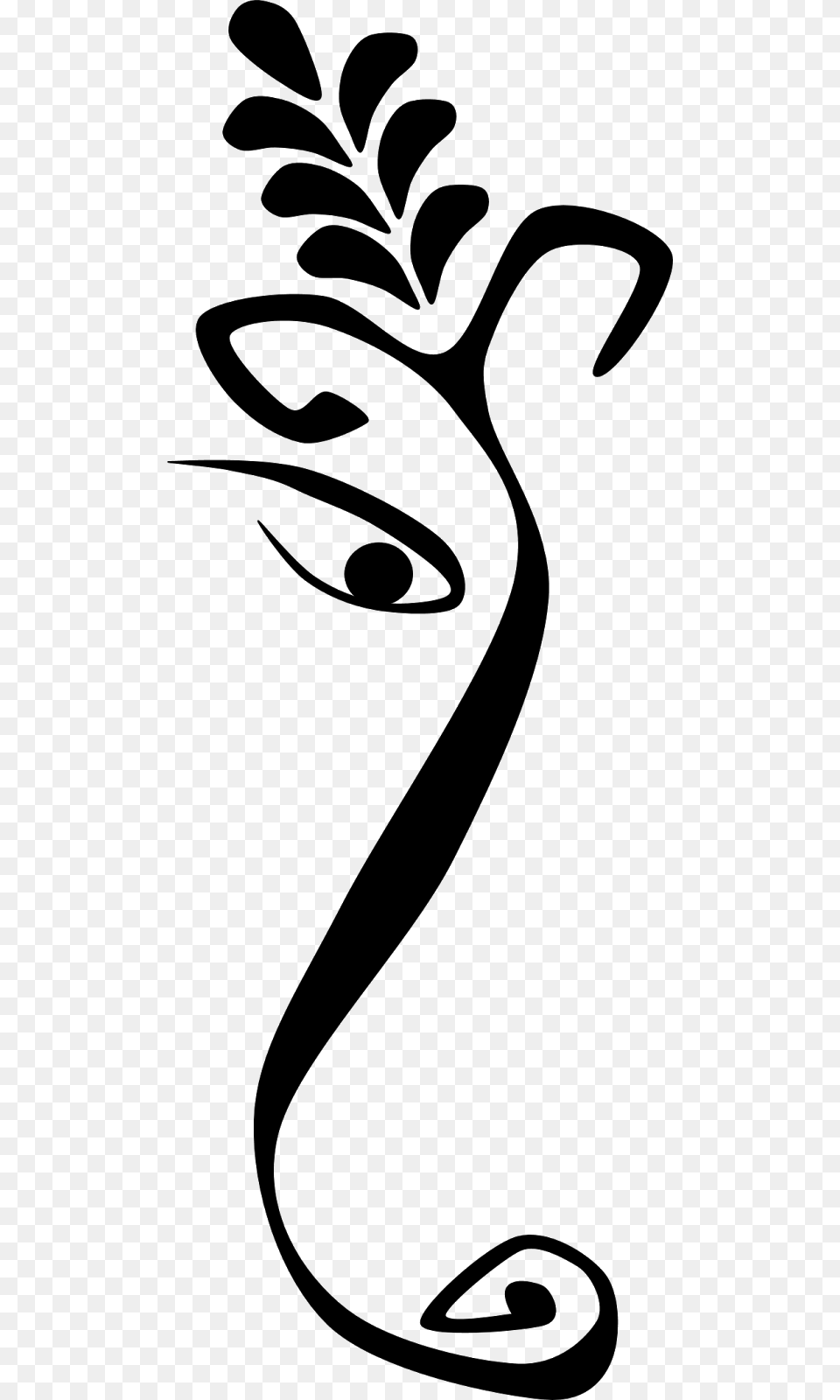 Ganpati Clipart Black And White, Gray Free Png