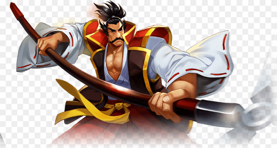 Gaoh Samurai Shodown, Person, Face, Head, Anime Png Image