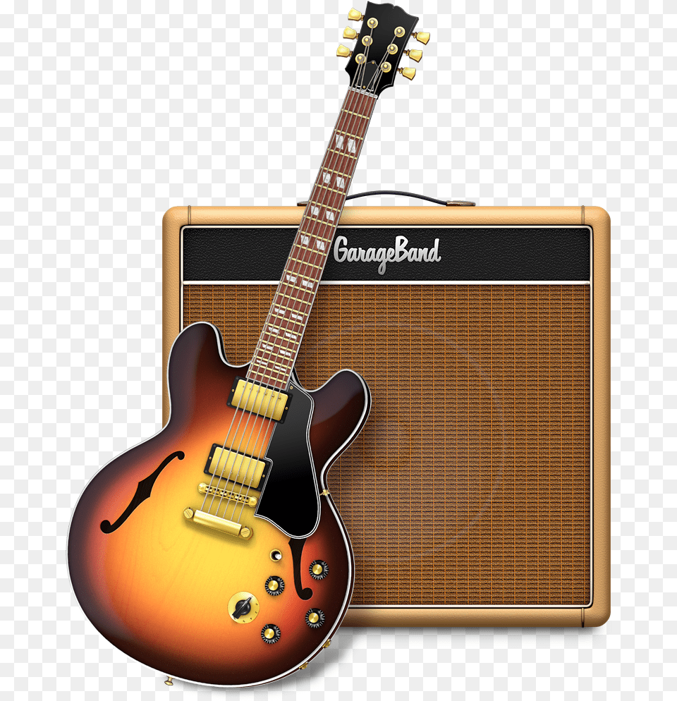 Garage Band Garage Band Logo, Guitar, Musical Instrument, Bass Guitar, Electric Guitar Png Image