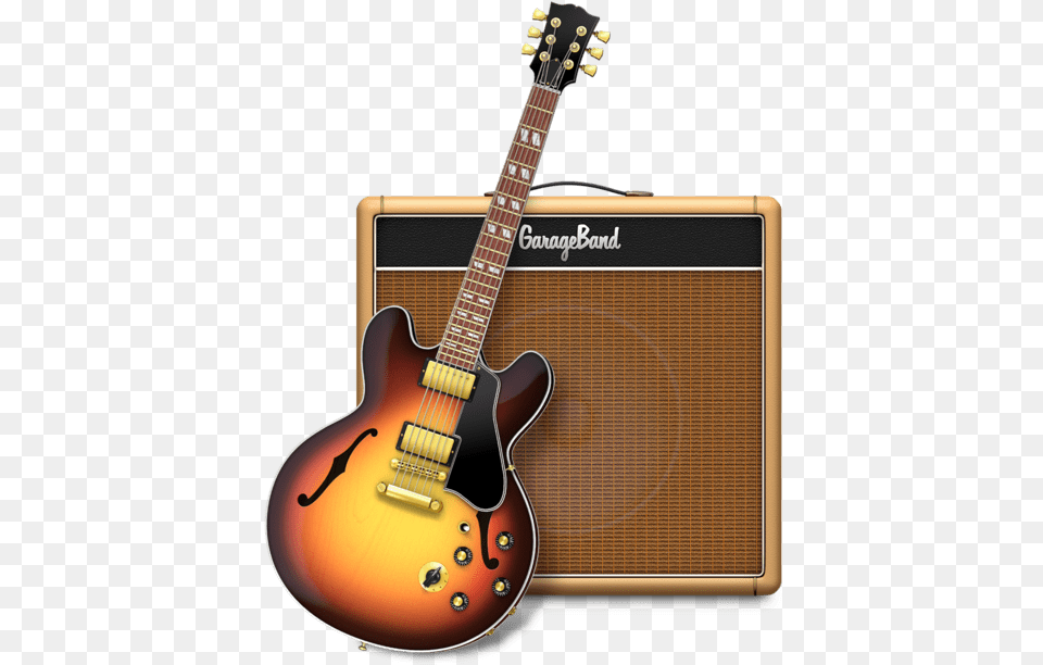 Garage Band Garageband Logo, Guitar, Musical Instrument, Bass Guitar, Electric Guitar Free Png Download