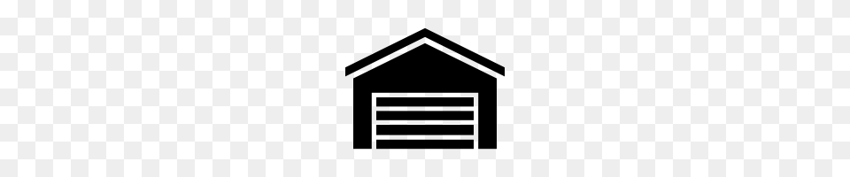 Garage Icons Noun Project, Gray Free Png