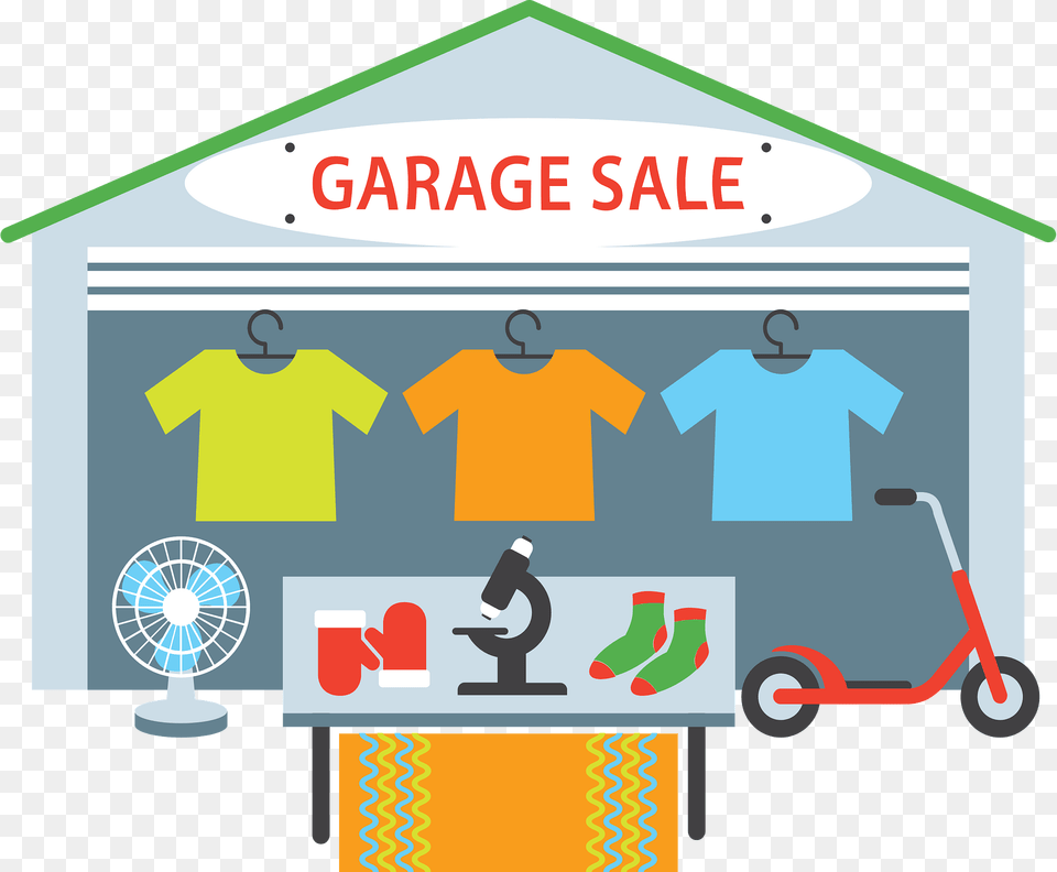 Garage Sale Clipart, Scooter, Transportation, Vehicle, E-scooter Free Png Download