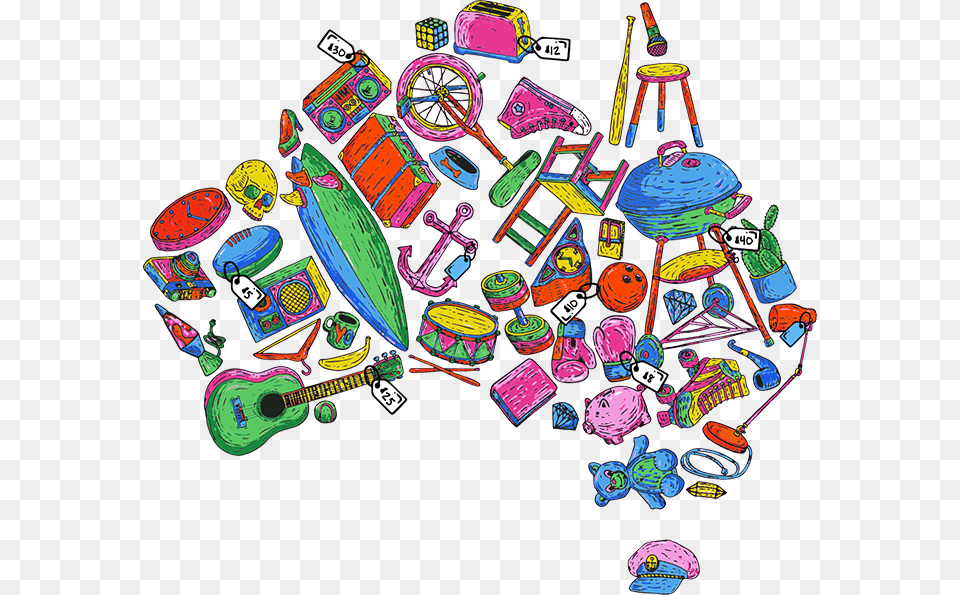 Garage Sale Trail 2019, Art, Doodle, Drawing, Guitar Free Transparent Png