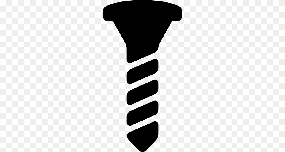 Garage Screw Icon, Gray Free Png