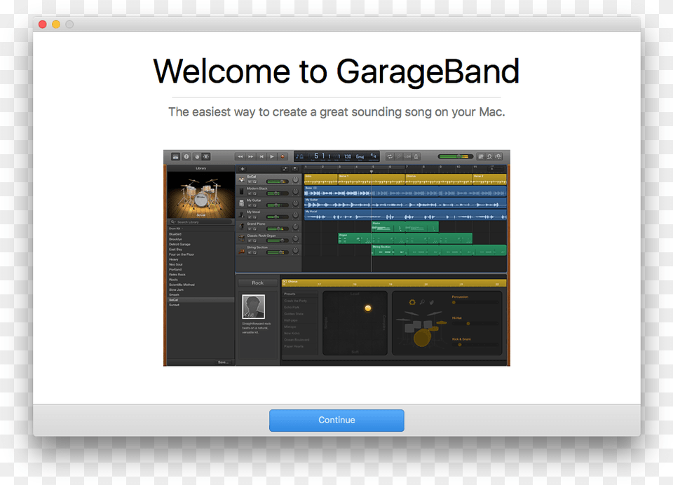 Garageband Splash Screen Garageband, Webpage, File, Computer Hardware, Monitor Png