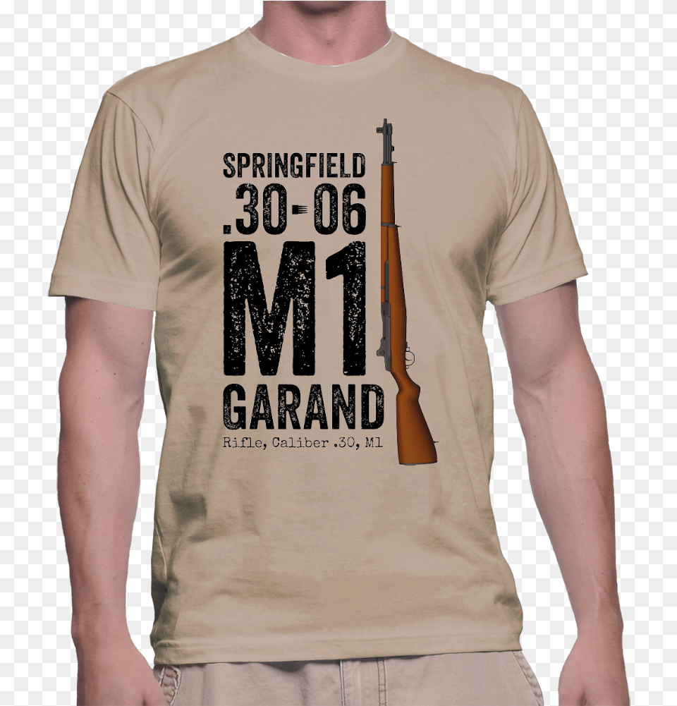 Garand T Shirt Active Shirt, Weapon, Clothing, Firearm, Gun Png