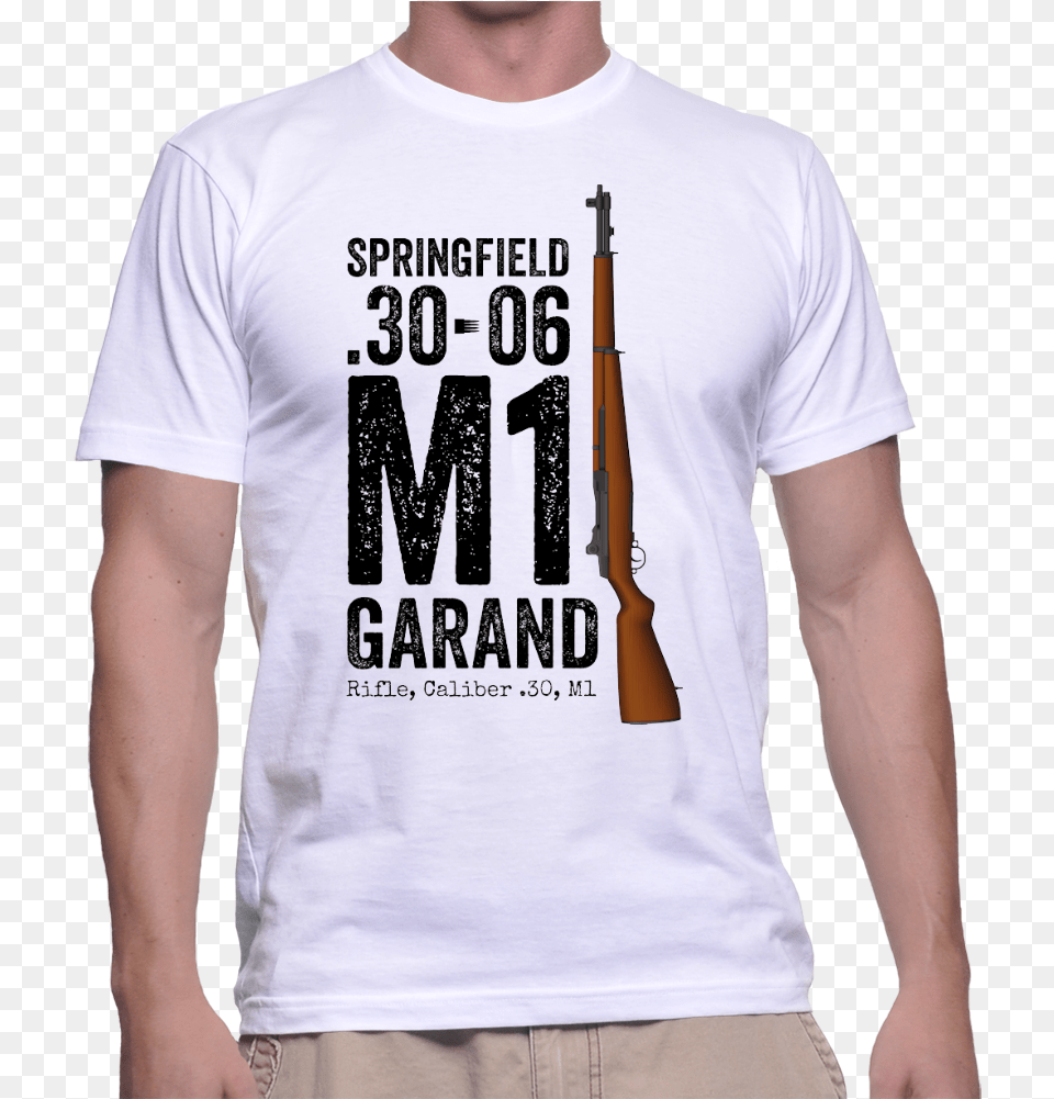 Garand T Shirt Holi Festival T Shirt, Weapon, Clothing, Firearm, Gun Png Image
