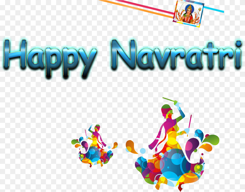 Garba Happy Navratri Wishes Download Happy Navratri, Art, Graphics, People, Person Png Image