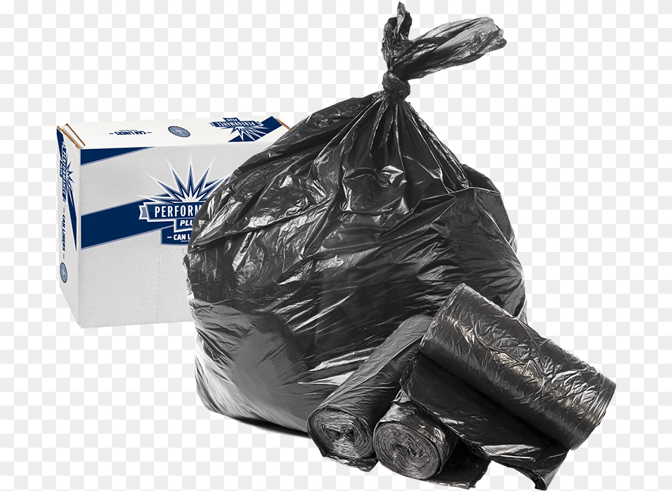 Garbage Bags Performance Plus24 Mil 12 16 Gal High Density Can, Bag, Plastic, Trash, Plastic Bag Free Png