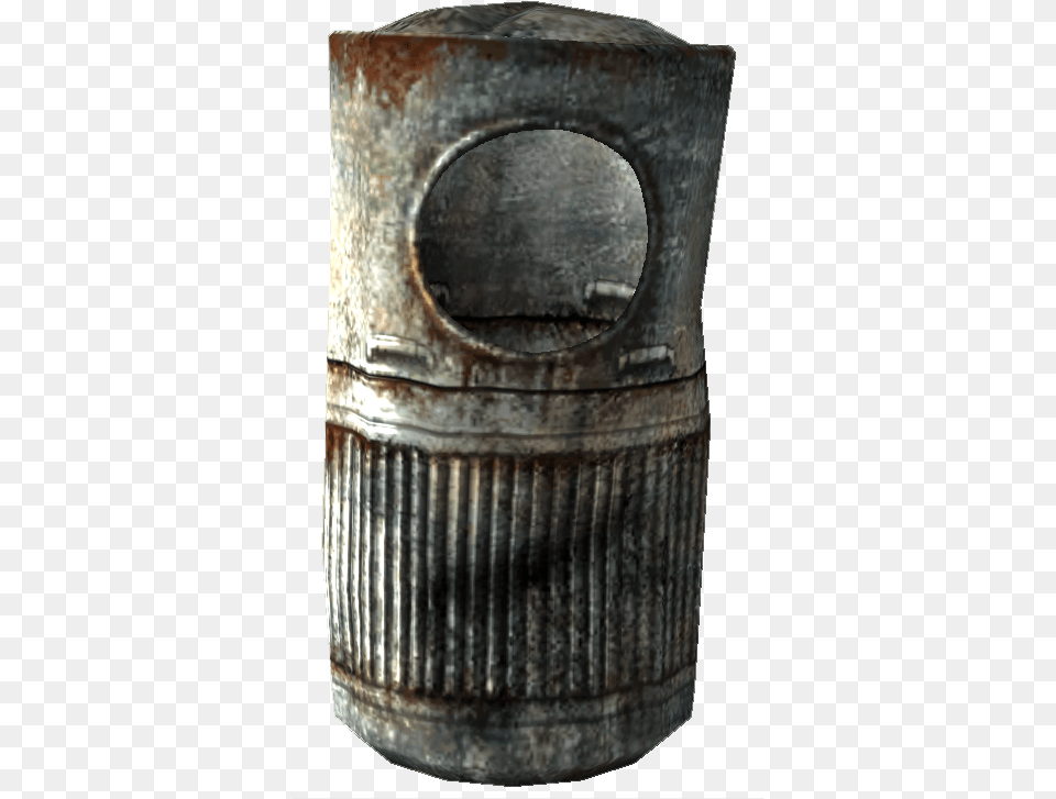Garbage Can Bent Fallout 3 Trash Can, Bronze, Mailbox Free Png