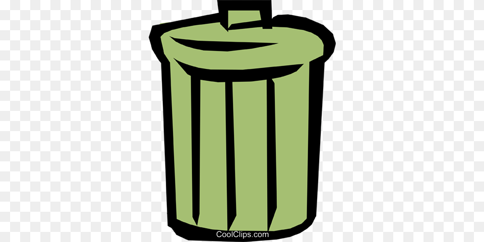 Garbage Can Royalty Vector Clip Art Illustration, Tin, Mailbox Free Transparent Png