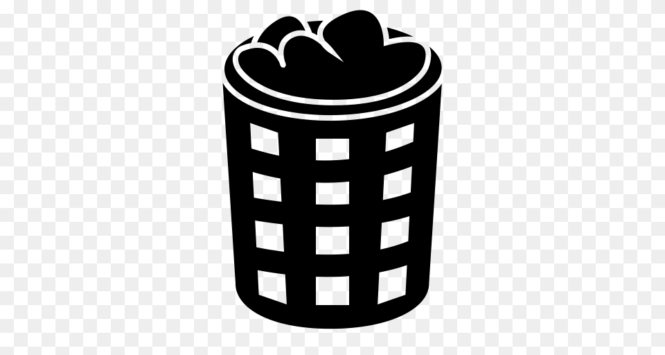 Garbage Easyicon Net Garbage Recycle Icon With, Gray Png Image