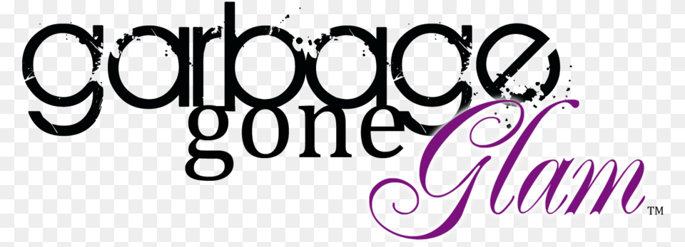 Garbage Gone Glam, Logo, Purple Png Image