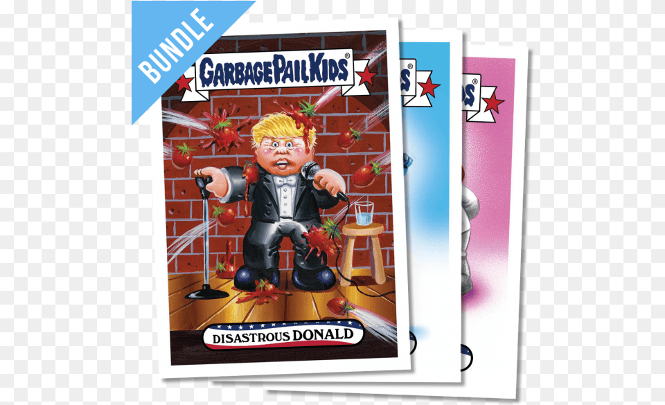 Garbage Pail Kids Artist Joe Simko Got A Call At Gpk Disgrace To The White House Double Dealing Donald, Advertisement, Book, Comics, Poster Free Png