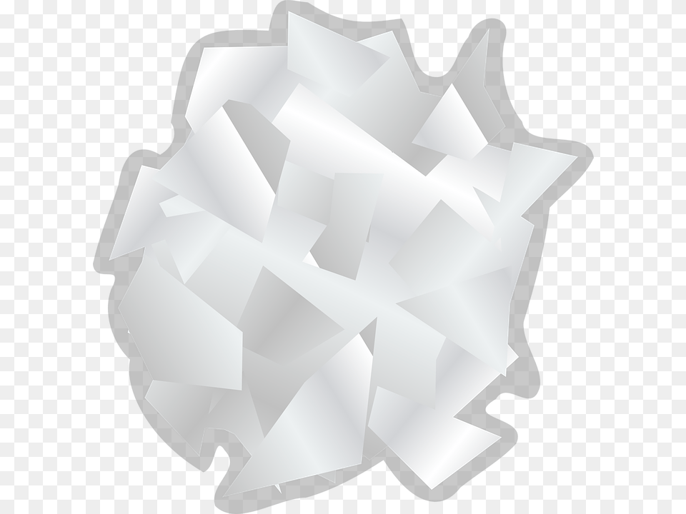 Garbage Paper Sheet Crumbled Creased Crumble Gambar Animasi Sampah, Mineral, Sphere, Art Free Transparent Png